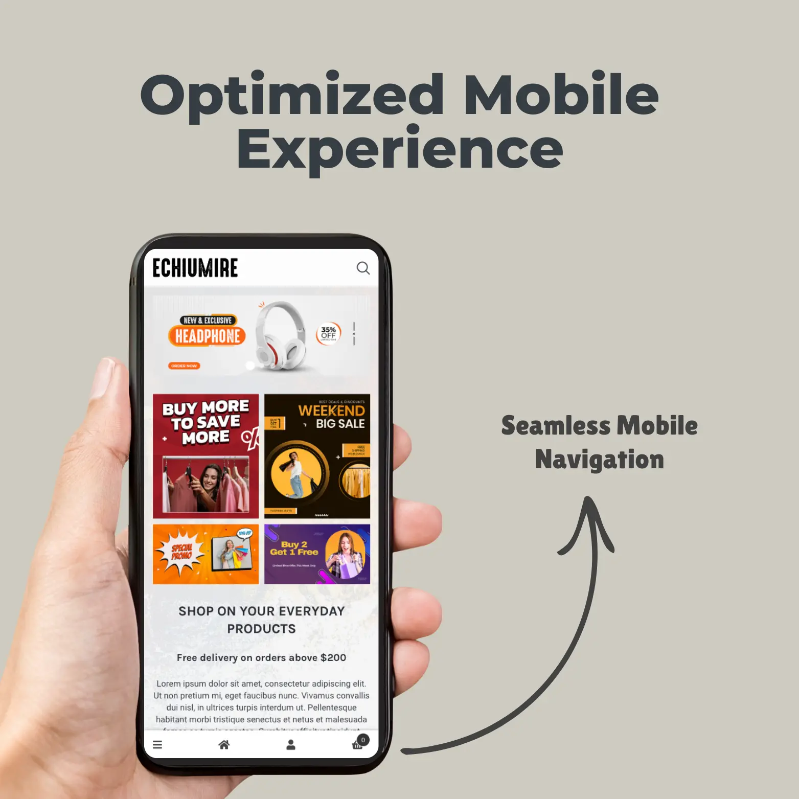 Optimized Mobile Experience