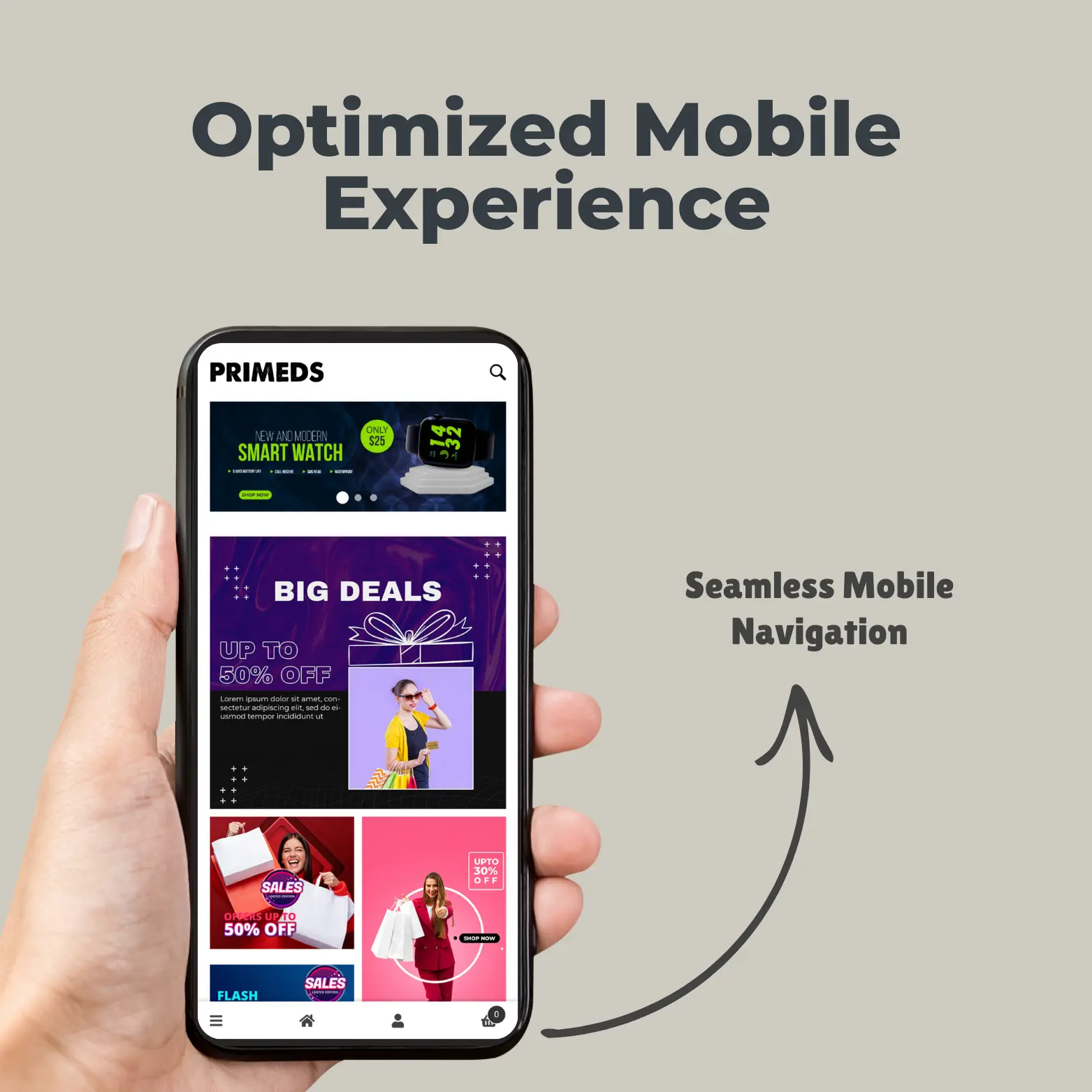 Optimized Mobile Experience