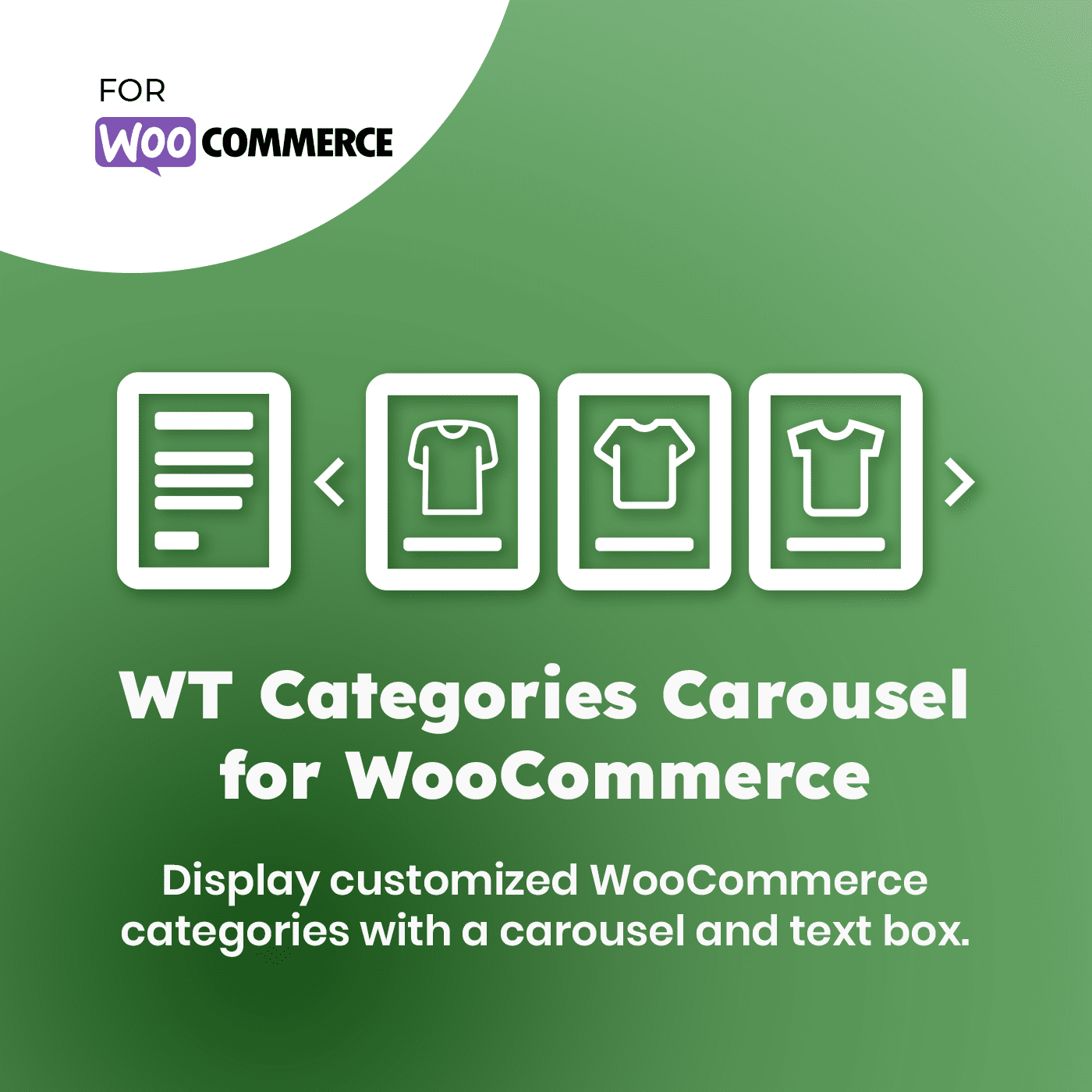 WT Categories Carousel for WooCommerce - WordPress Plugin for WooCommerce